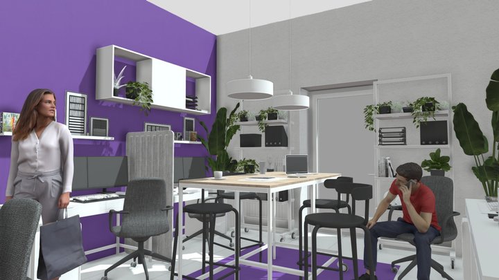 IKEA Office 3D Model