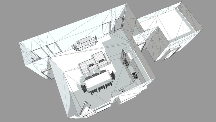 Dom Novoalexeevskoye 3D Model