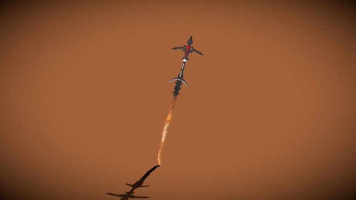 arknights - surtr weapon 3D Model