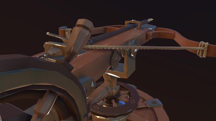 Pirate Ballista 3D Model