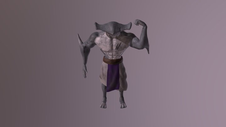 Glorious Shark Creature 3D Model