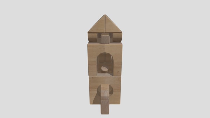 Block structure 3D Model