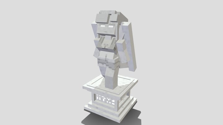 Statue of a goddess teneblae 3D Model