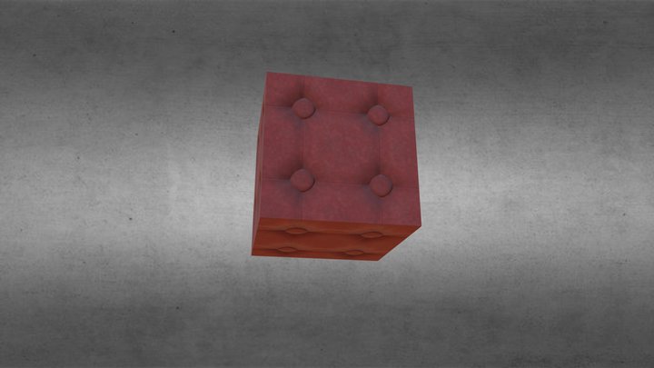 Textured Box 3D Model