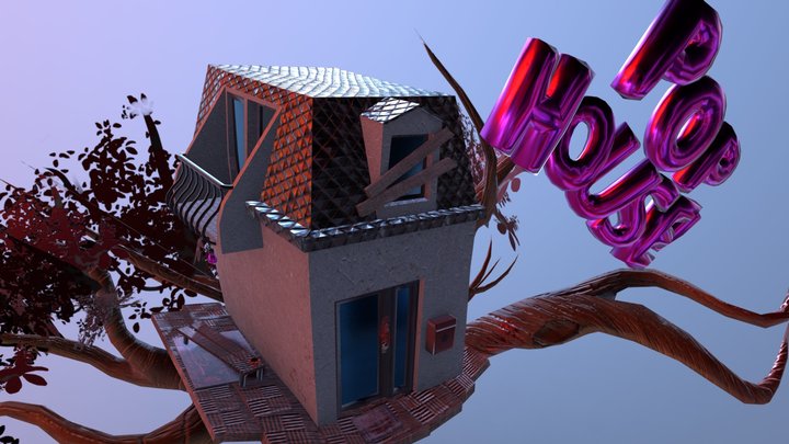 Pop House/Infected tree hosue 3D Model