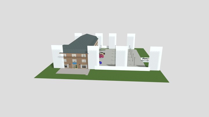 hospitaldorm1stdraft.bldcollapseddormttricked 3D Model
