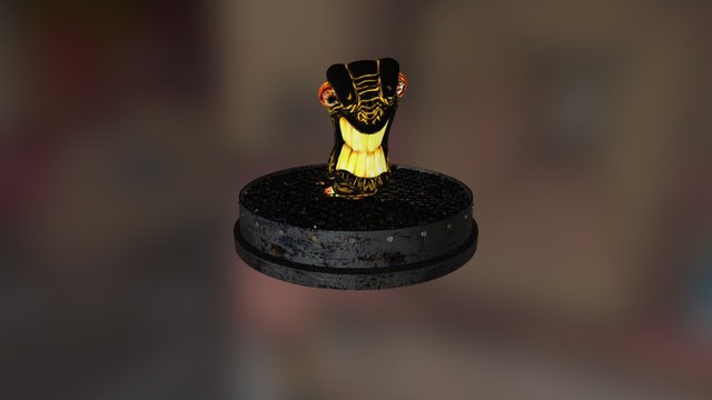 Worm 3D Model