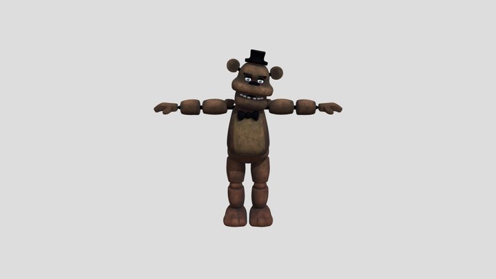 Five Nights At Freddy - Freddy Fazbear fan art 3D Model