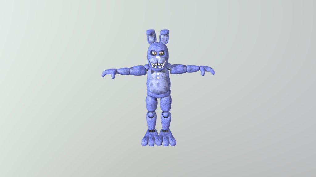 FNAF Unwitherd Bonnie Orgin Blender
