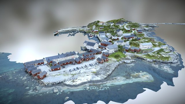 Eliassen Rorbuer, Lofoten Islands, Norway 3D Model