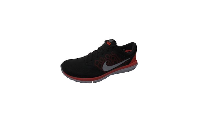 Nike Black Orange 10% New Color 3D Model