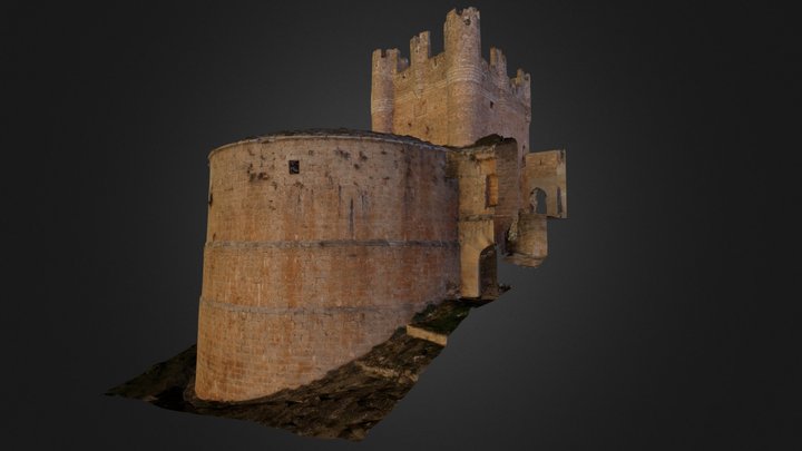 Torre del Homenaje. Castillo Berlanga de Duero 3D Model