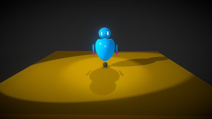 Dancing Robot 3D Model