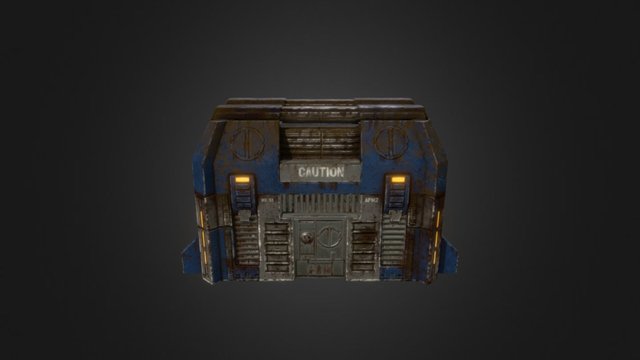Scifi Container Study 3D Model