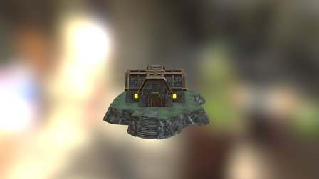 Dwarven Medium House 3D Model