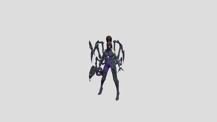Hanabi venom skin 3D Model