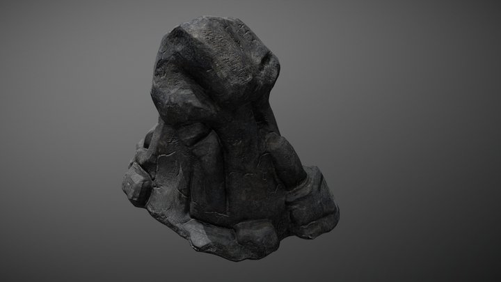 Rock_gray_example_4 3D Model