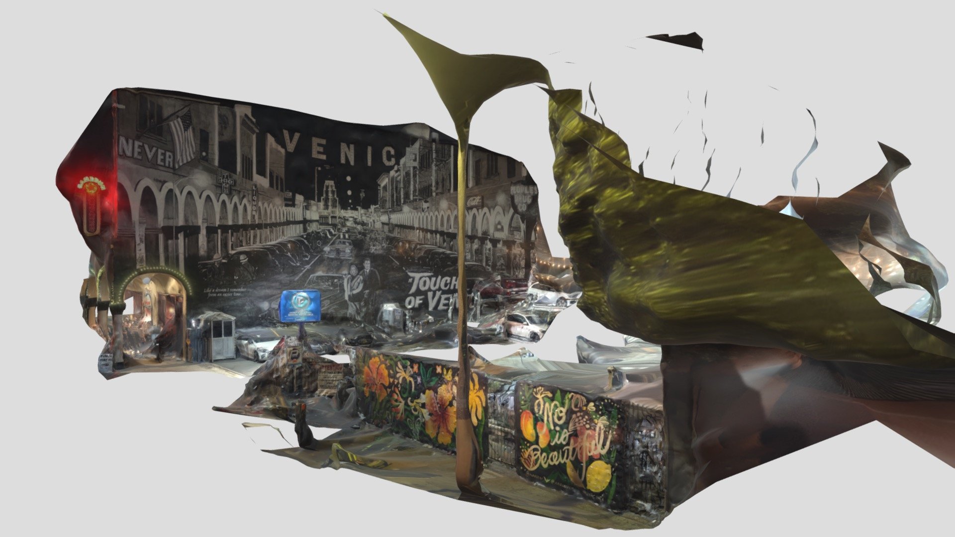 Venice Mural. Photogrammetry, 2021