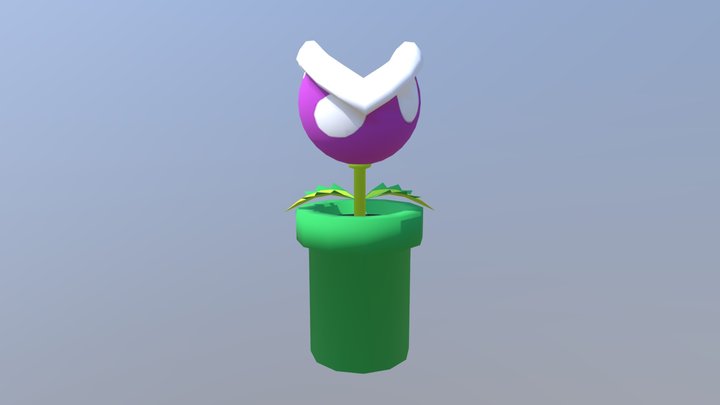 Planta piraña 3D Model