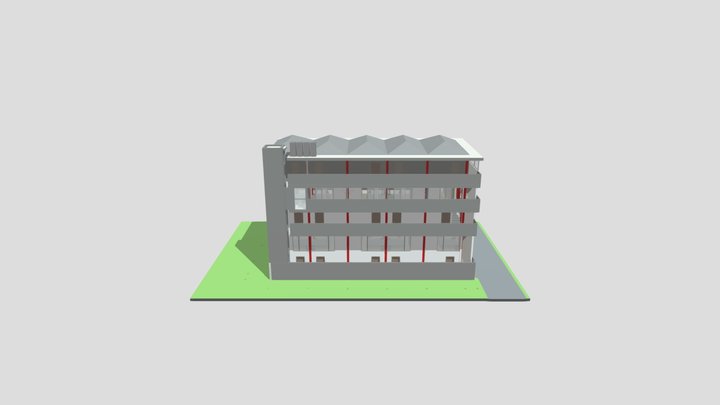 250722 аpart 10 Sanur Central (375) +конструктив 3D Model