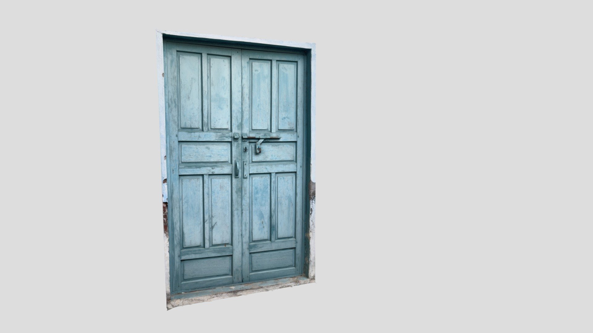 Wooden door Download Free 3D model by FaheemMushtaq123 [d74eafd