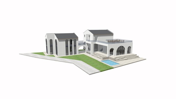 Концепция с арками 3D Model