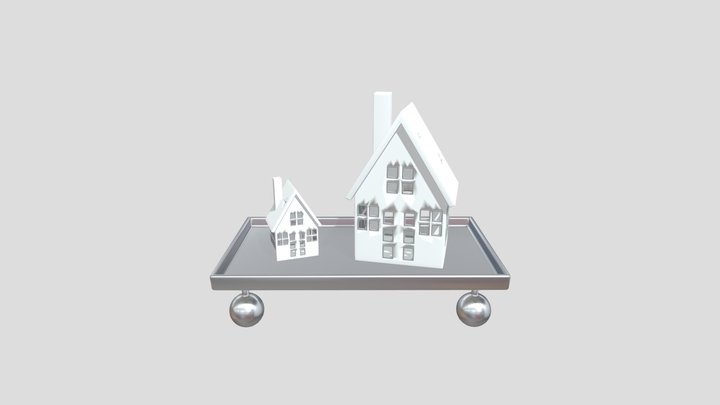 Ceramic House Set – Modello 3D gratuito STL