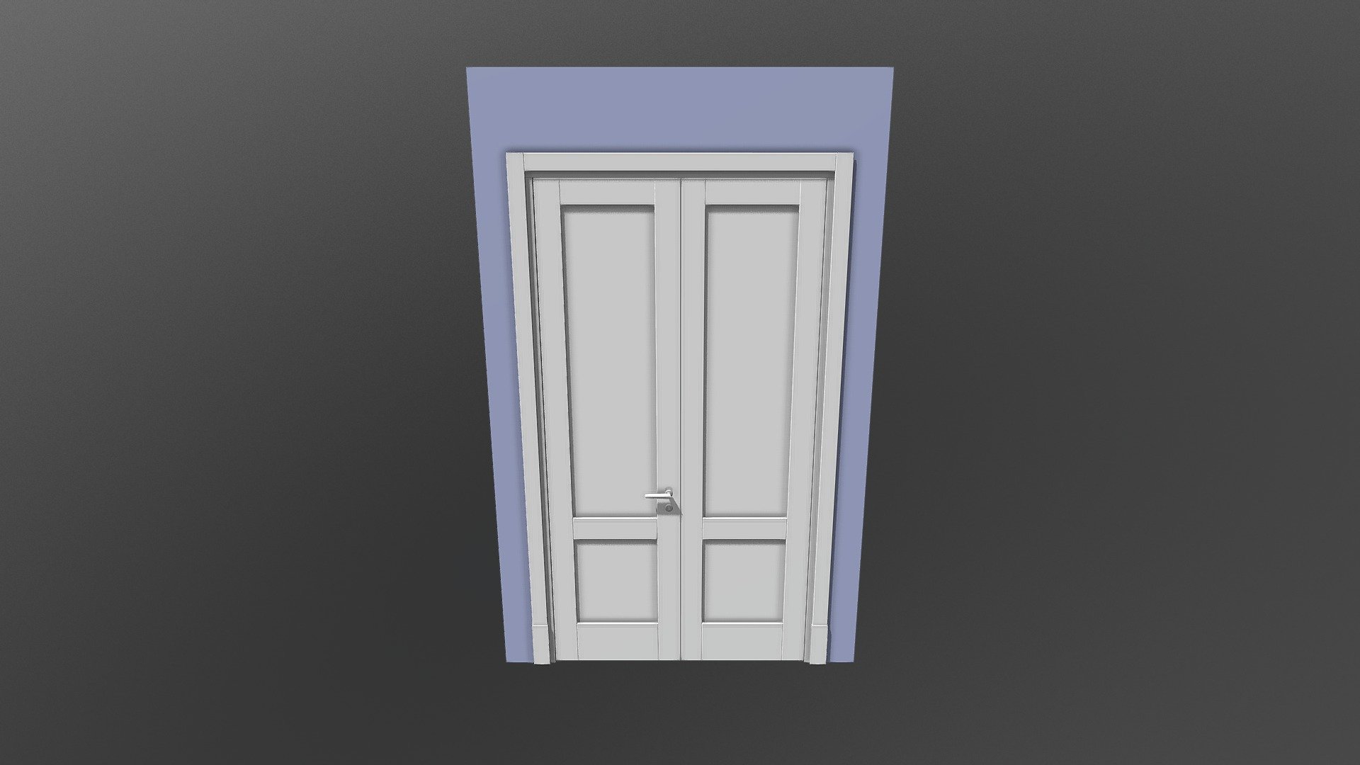 дверь двойная - 3D model by everydaywinter [d74fae2] - Sketchfab