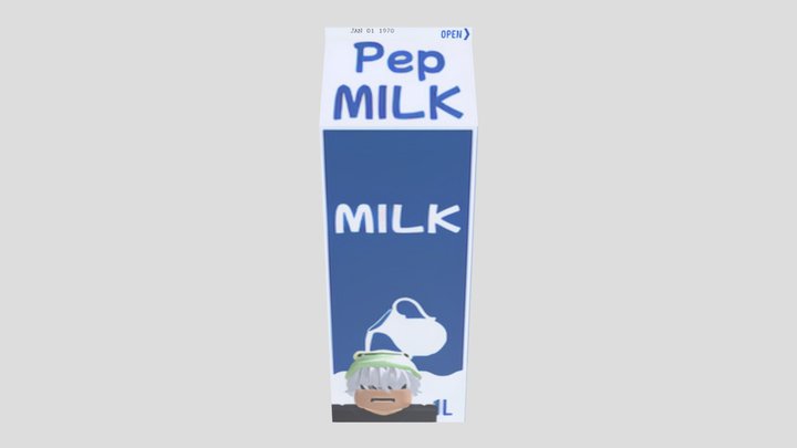 Pep Milk 3D Model
