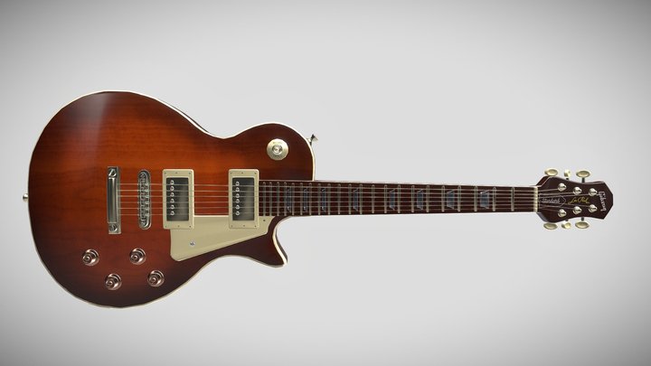 Guitar: Gibson Les Paul Standard 3D Model