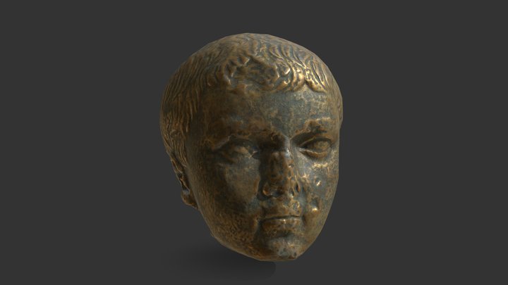 Little Prince - Worn Brass_02 - Ancient Bust 3D Model