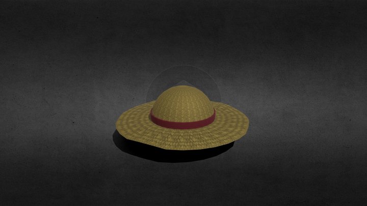 Luffy Hat Mugiwara 3D Model 3D Model
