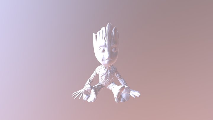 Baby Groot Planter 3D Model
