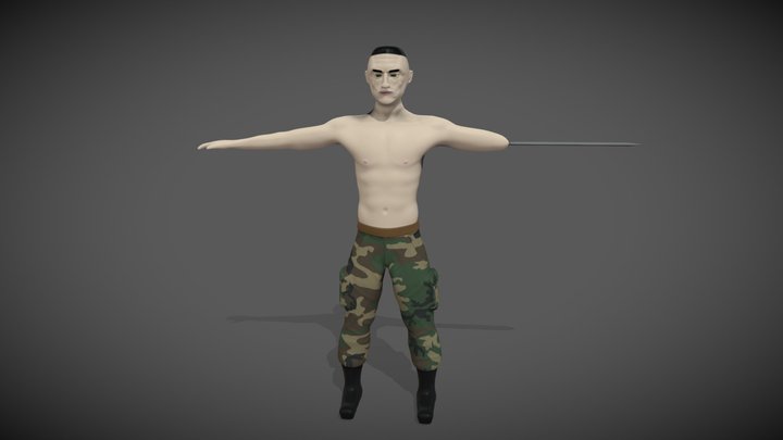 Captain Steel 3D Model