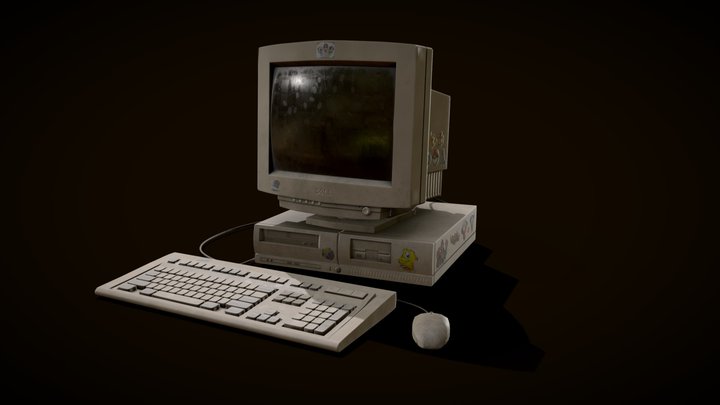 90s pc 3D Model