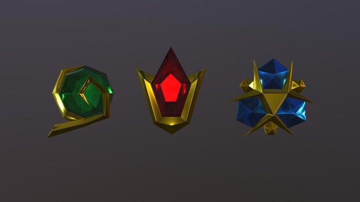 element stones 3D Model
