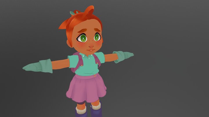 Beatrice's Traveling Gear 3D Model
