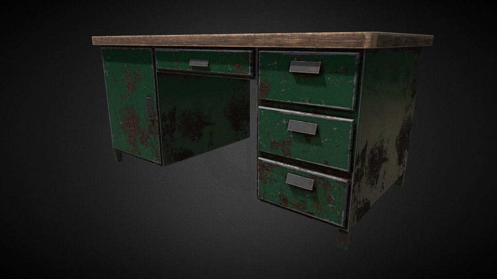 Metal Desk