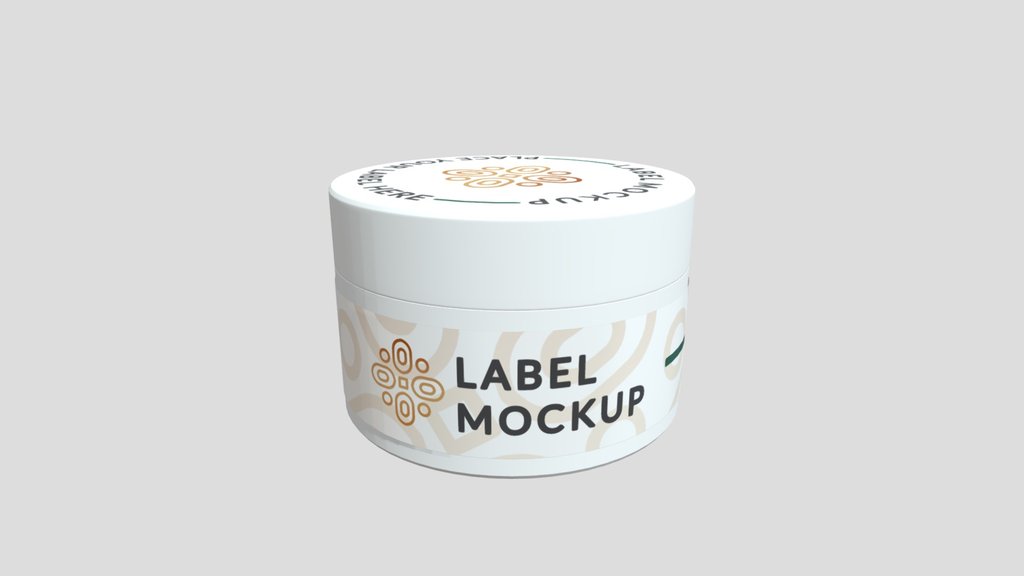 Plastic Cream Jar 02