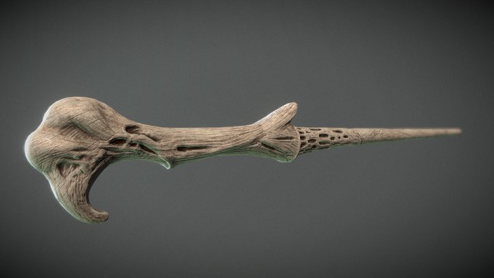 Voldemort´s Wand High 3D Model
