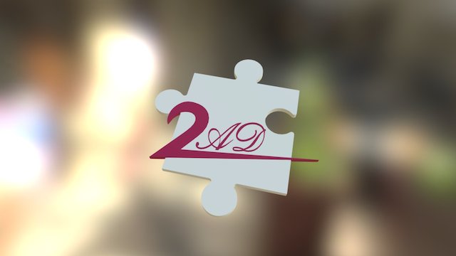 3D LOGO Dual-Art Design 3D Model