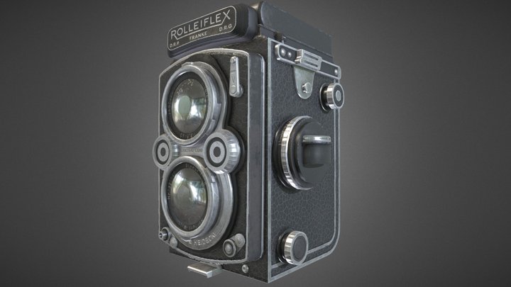 Rolleiflex 3D Model