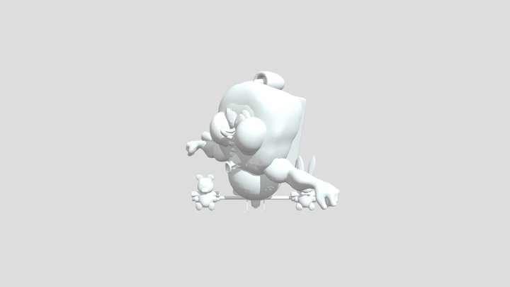 NASB2 SpongeBob Happy idle 3D Model