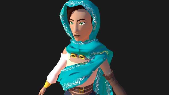 Anjali Model 3D Model