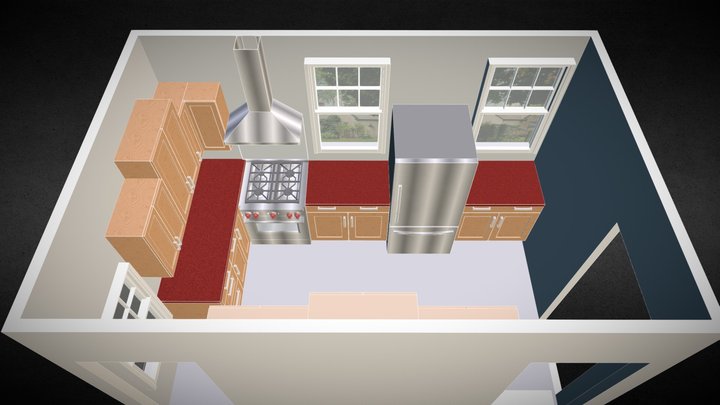 4438 Wentworth Kitchen Remodel 3D Model