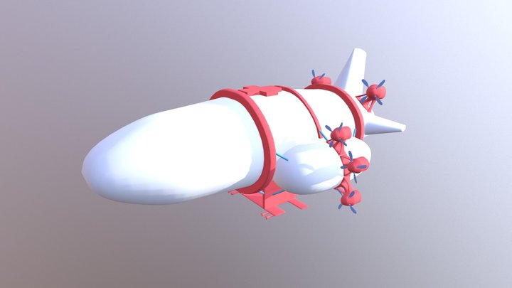 Medic Airship Practice 3D Model
