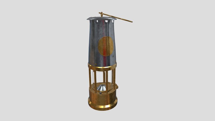 Welsh Mining Lantern 3D Model