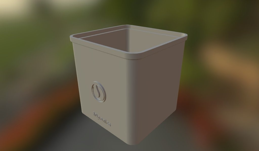 Square Pot - 3Dponics Cube System