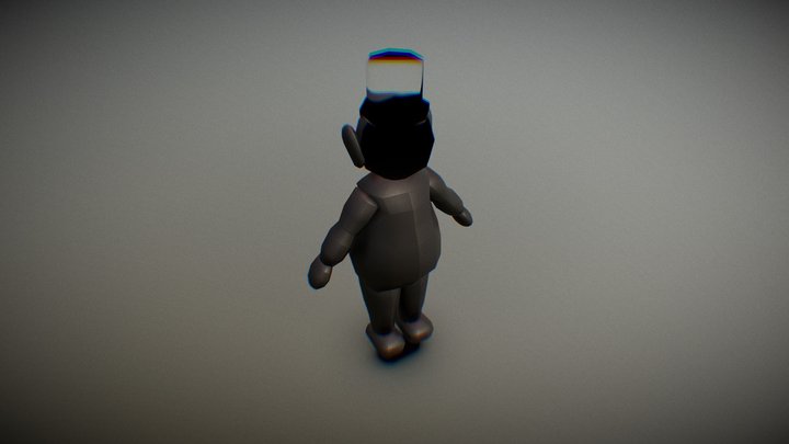 White Tubbie (FNFST3) 3D Model