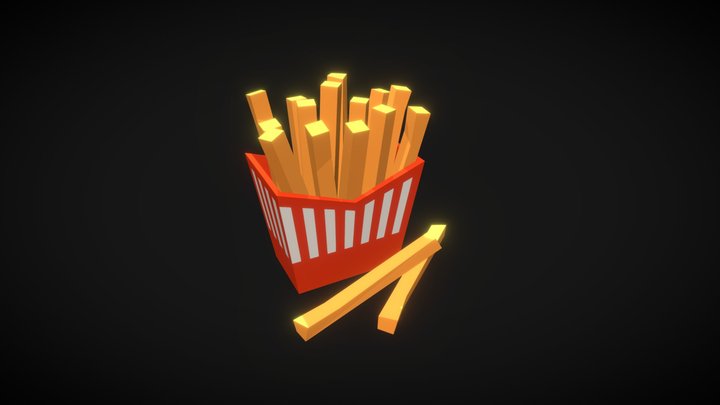 French fries 3D Model
